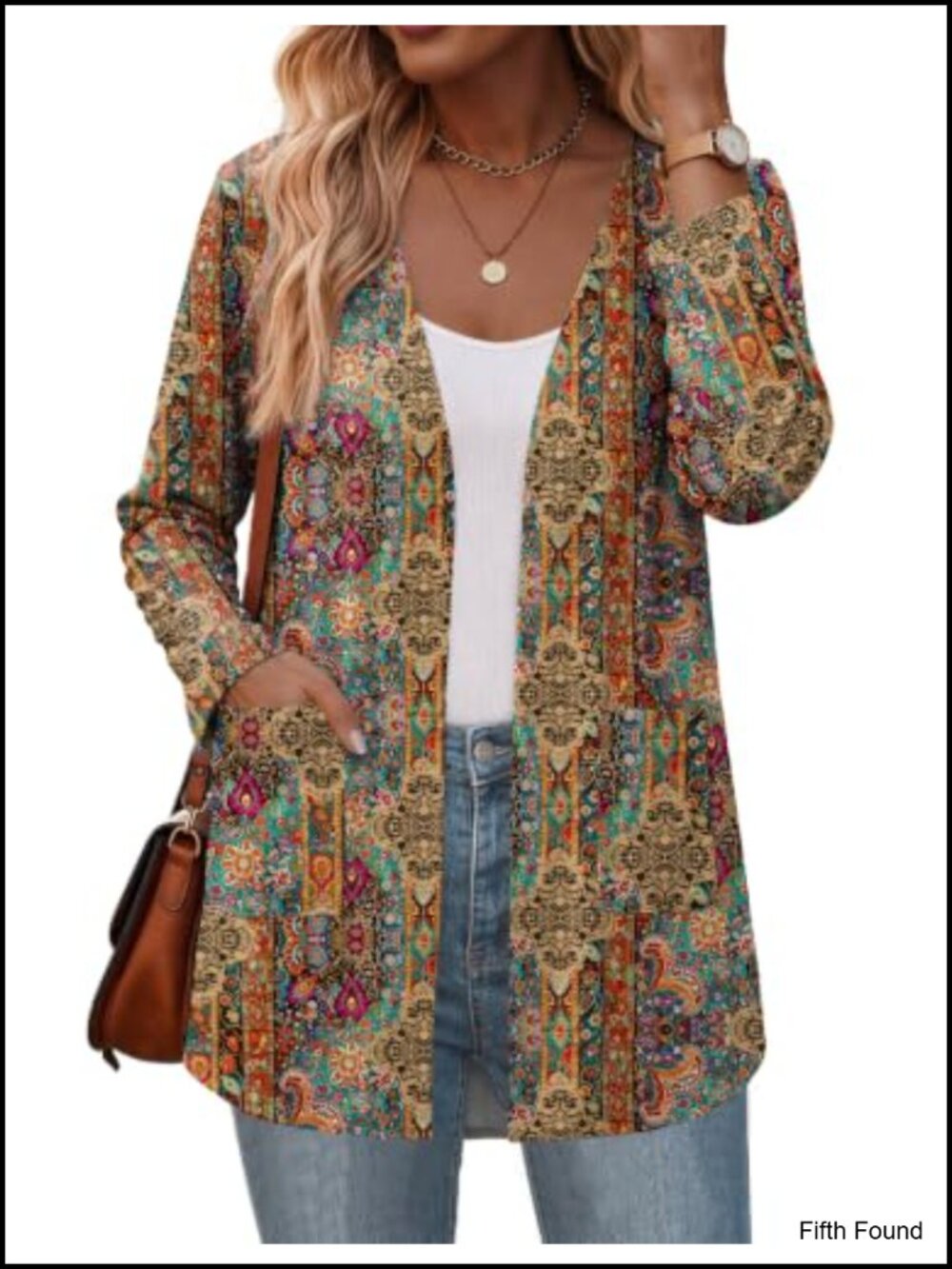 Zeagoo Women's Lightweight Loose Fit Open Front Long Sleeve Cardigan Sweater